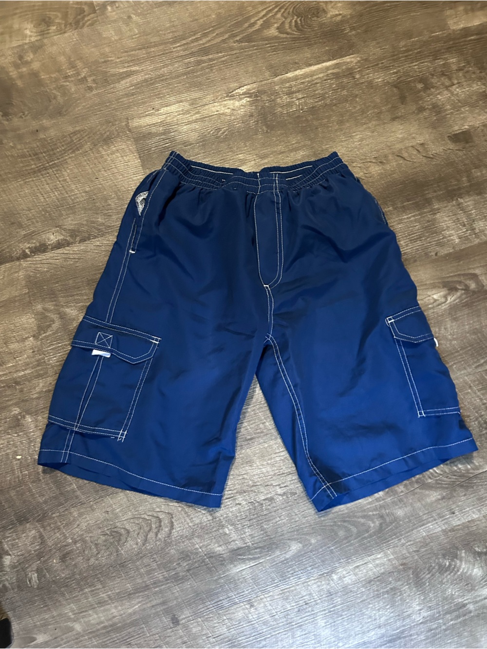 Tommy Hilfiger Navy Blue Cargo Swim Shorts